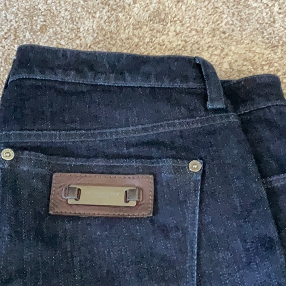 Burberry Dark Indigo Denim Jeans - Classic Button Fly